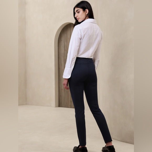 NWT! Banana Republic Black Skinny Everywhere Ponte Pants - Multiple 🌻 - Picture 5 of 6